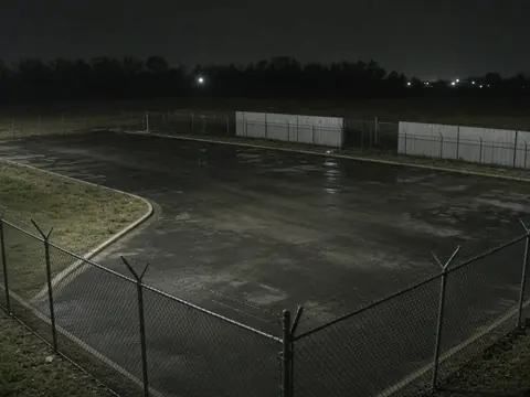 Live security camera monitoring of a business facility perimeter for remote video monitoring